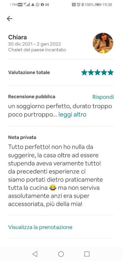 Chalet Del Paese Incantato 蒙切尼肖 外观 照片